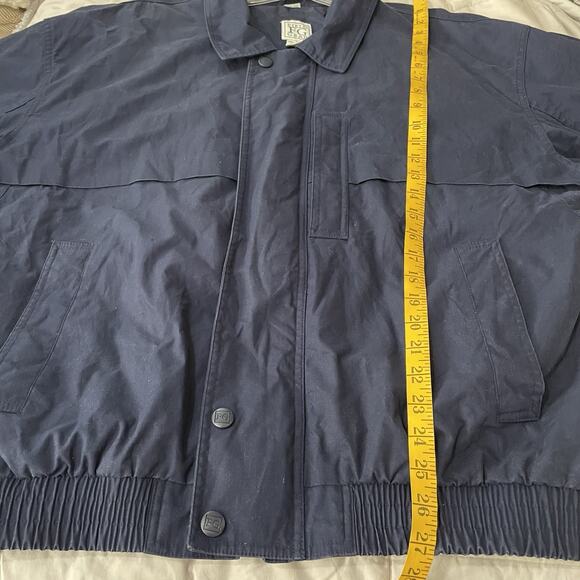 Field Gear FG Jacket Mens Large Blue Vintage 90s Bomber Varsity YKK Zipper - Picture 5 of 11